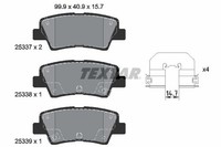 NEU - Textar 2533703 Bremsbelagsatz, Scheibenbremse