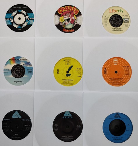 JOB LOT OF 100 x 7" SINGLES - MOSTLY 1970s ROCK, POP, GLAM, FOLK etc *SEE LIST* - Picture 7 of 12
