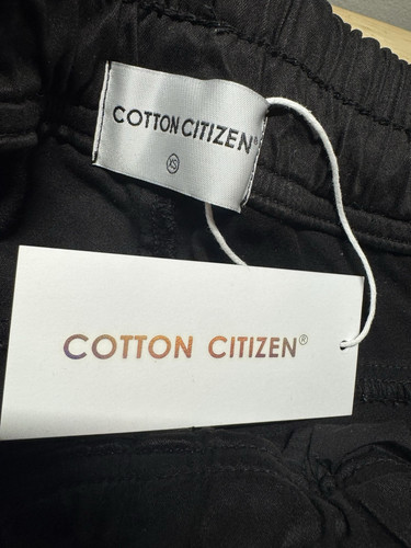 Women's Cotton Citizen Casual Straight Pants Pockets Comfortable XS Black - Picture 3 of 6