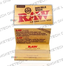 RAW Classic Double Wide Rolling Papers – Single Pack