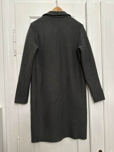 Alpha Studio Mantel Übergang Wolle Hornknöpfe Khaki Grün S 36 - Bild 4 von 13