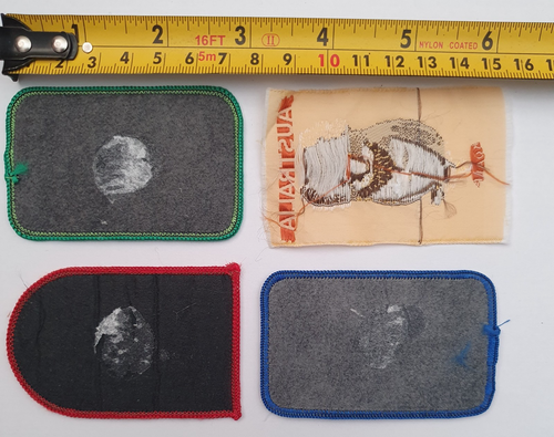 4 x Australia Australian OZ Souvenir Tourist Holiday Badges Patches. Joblot. B16 - Foto 3 di 3