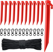 Plastic Inflatable Stakes Set for Halloween Christmas Holiday Inflatables Garden