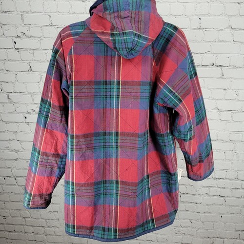 VTG Misty Harbor Blue Any Weather Slicker Hooded Zipped Rain Coat Size Large L - Picture 6 of 14