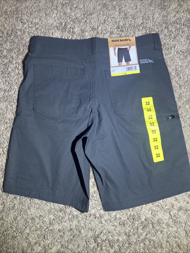 NUEVO Pantalones Cortos Para Hombre Eddie Bauer Rainier Tech Talla 32 Negro 10" Entrepierna - Imagen 9 de 14