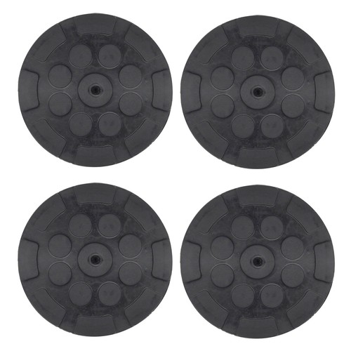4x Car Jacking Pads Lifting Pad Block For 2 Post Lift Replacement Adapter Rubber - Foto 2 di 9