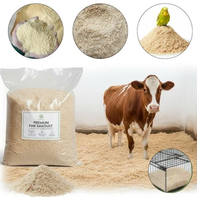 Premium Fine Saw Dust Bedding - Soft Wood Shavings for All Animals - 1kg - 30kg - Image 1 of 4
