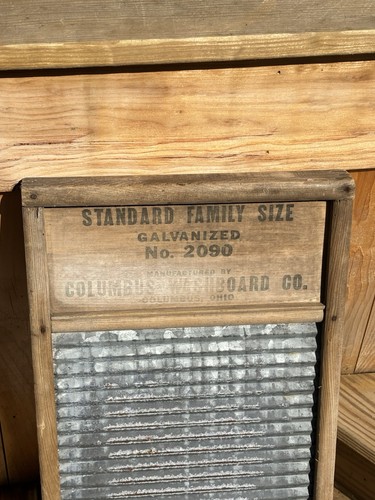 Vintage Sunny Land No 2090 Standard Familiengröße Columbus Washboard Company Ohio - Bild 8 von 13