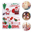  2 Pcs Chritmes Window Sticker Holiday Stickers Christmas Showcase
