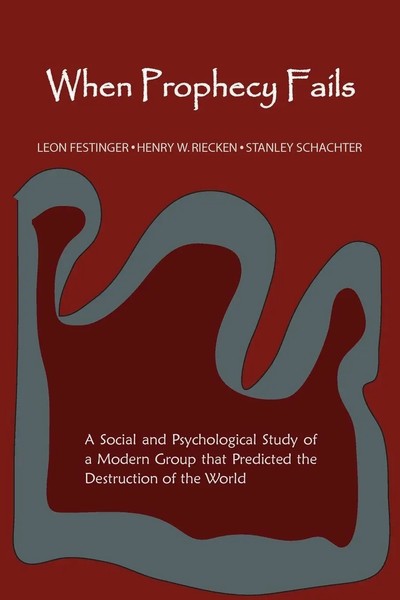When Prophecy Fails Leon Festinger (U. A.) Taschenbuch Kartoniert / Broschiert-image