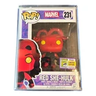 Funko POP! Marvel: Red She-Hulk (2017 SDCC) #231 in Hard Protector