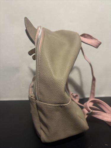 Pusheen Katzenrucksack rosa & grau Kunstleder süße Kawaii Tasche - Bild 2 von 5