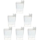  Set of 6 Plastic Laundry Soap Storage Containers Liquid Organizer