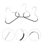  10 Pcs Huthaken Aus Edelstahl Schal-Aufhänger Krawattenorganisator