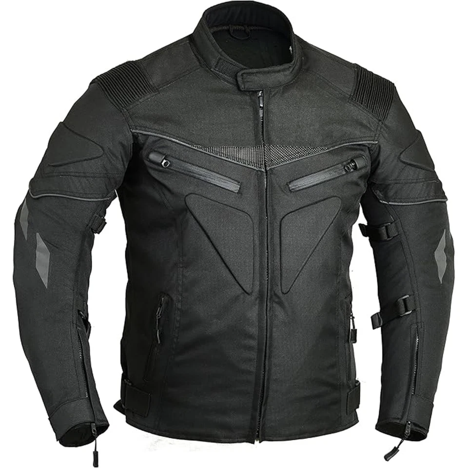 Motorradjacke mit CE Protektoren, Cordura, wasser- und winddicht, Touren XS-8XL - Bild 1 von 1