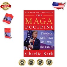 Charlie Kirk Book - Hardcover - The MAGA Doctrine: The Only Ideas That Will Win