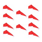  10 Pcs Mini Top Hat Snowman Hats for Crafts Wine Bottle Cover Christmas
