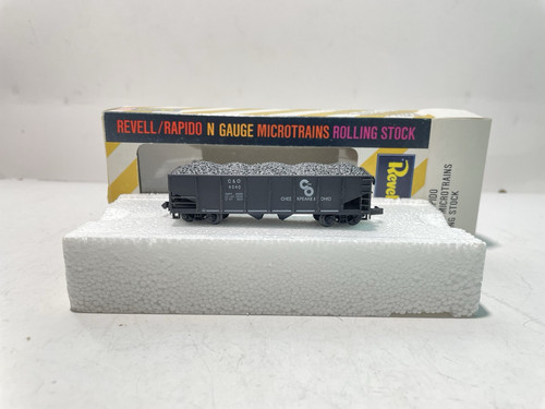 B11 Revell Rapido N Scale Model Train Chesapeake Ohio 2 Bay Coal Hopper C&O 4040