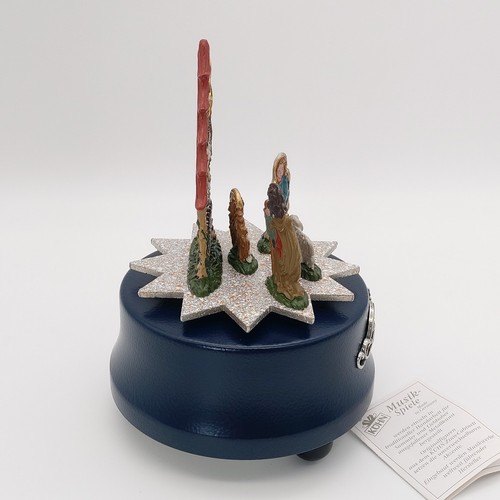 Audace carillon "Silent Night" come nuovo "fatto a mano" presepe Gesù parzialmente difettoso - Foto 3 di 10