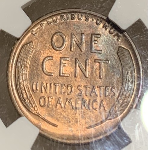 1928d Lincoln Cent, NGC graded MS 62 RB - Picture 6 of 13