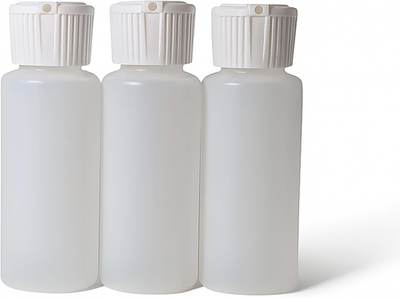 #ad Translucent Squeeze Plastic Bottles with Flip Top Caps 2 Oz TSA Approved Set o $13.13