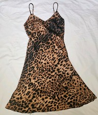 Forever 21 Women's Medium Size Dress Animal Print Adjustable Straps Sleeveless