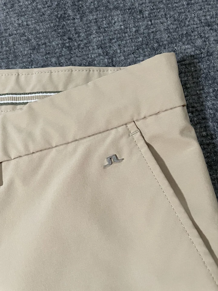 J Lindeberg Pants Mens 36x34 Khaki Elliott Micro Stretch Golf Regular Fit Casual - Image 3 of 4