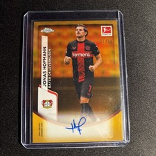 2023-24 Topps Chrome Bundesliga Jonas Hofmann Gold Auto /50 Leverkusen