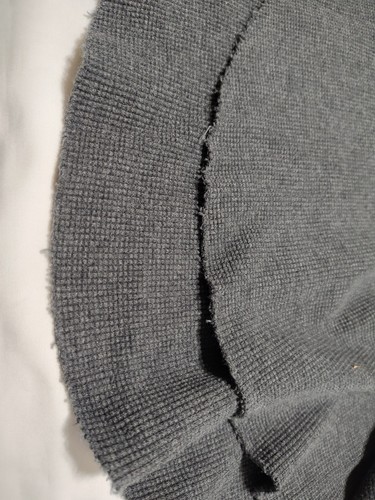 Johnny Was XL grau Langarm 100% Baumwolle bestickt Sweatshirt Boho Pullover  - Bild 7 von 9