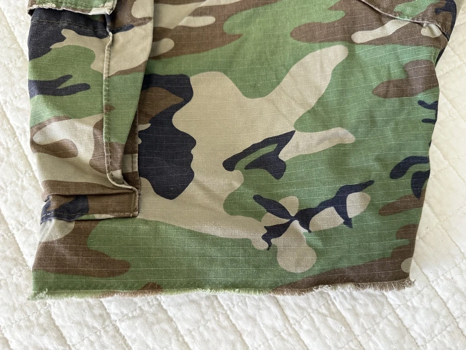 Denim Supply Ralph Lauren Cargo Shorts Mens 34 Green Camo American Flag Polo - Image 2 of 4