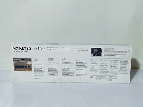 Logitech MX Keys S für Mac Bluetooth Tastatur, US-Englisch - Space Grau_1,11_6 - Bild 8 von 9