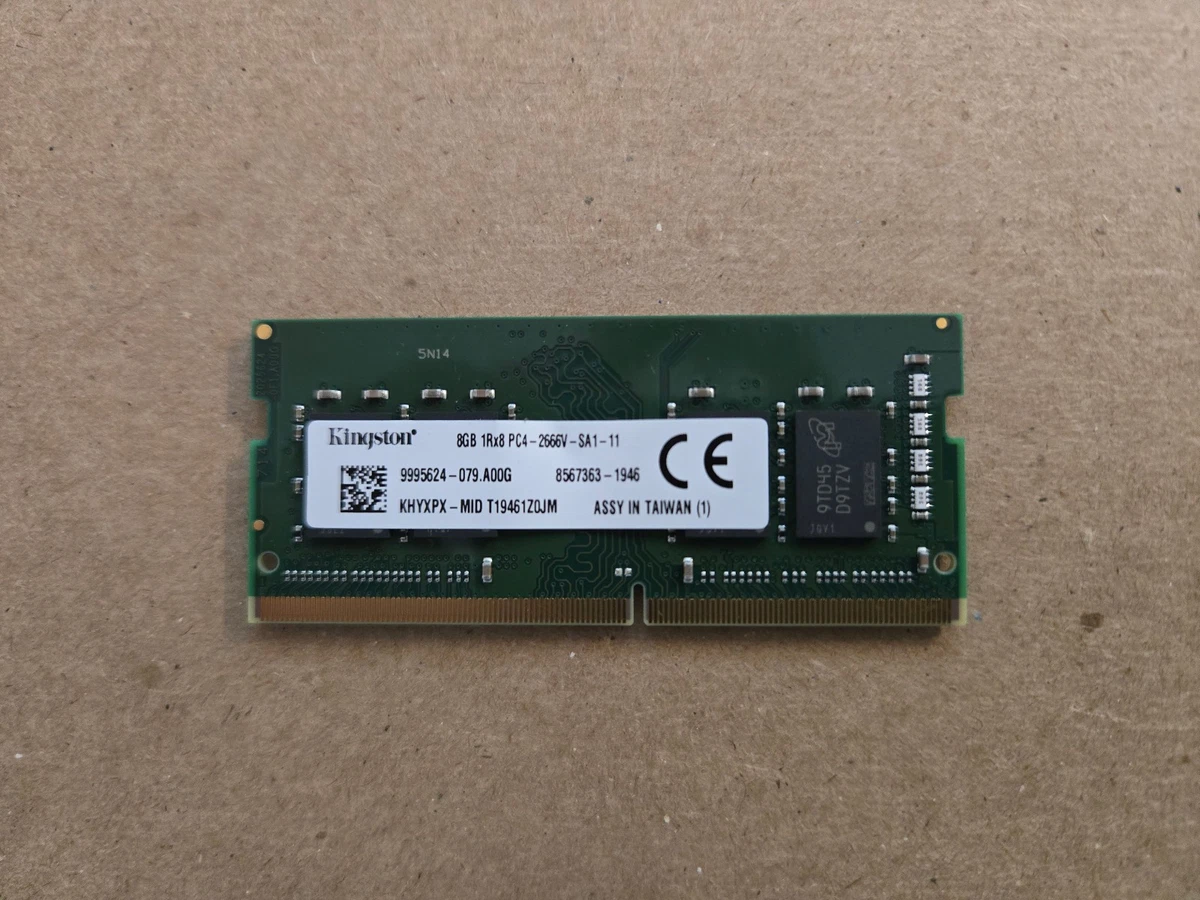 Kingston DDR4 SDRAM 8 GB Capacity per Module Memory (RAM) for sale