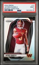 2024 Panini Prizm - Rookie Variations Jayden Daniels #17 Silver Prizm (RC)