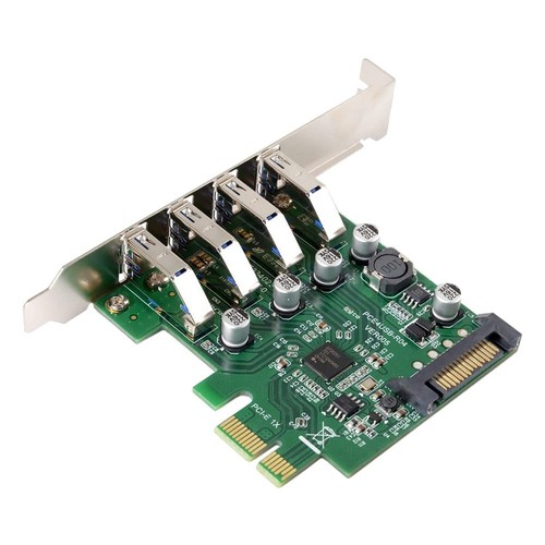 Adaptateur de Carte D'Extension PCI Express à Profil Bas 4 Ports PCI-E Vers4006 - Photo 6/9