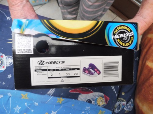 Heelys Mädchen Snazzy X2 Schuh mit Rollenabsatz Größe 1 - Bild 4 von 6
