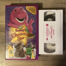 Barney’s Christmas Star - White Barney VHS, 2002 - Tested and Working