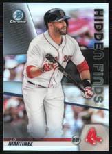 J.D. Martinez 2020 Bowman Chrome Hidden Finds #HF-JDM Boston Red Sox