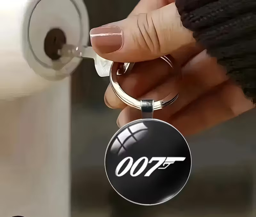 007 Bond James Bond Spy! Cúpula de vidrio y llavero de metal con poste gratuito - Imagen 5 de 8