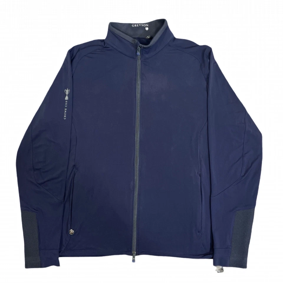 Chaqueta Grande Greyson Crewe Cup Para Hombre Cremallera Completa Trailwolf Performance Azul Maltés Foto 2 de 4