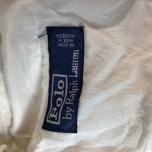 Pantalones cargo Polo Ralph Lauren vintage talla 38x26 blancos - Imagen 3 de 5
