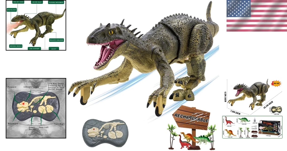 Rechargeable Dinosaur with Remote Control - Image 2 of 4