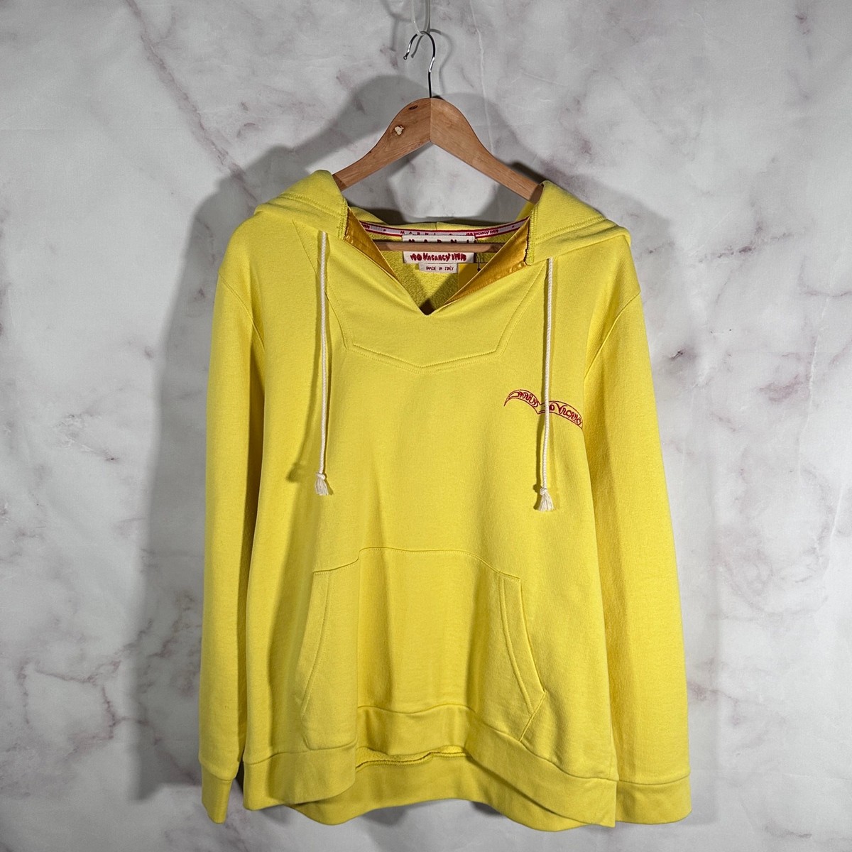 Size 38 - Marni x No Vacancy Inn Yellow Hoodie | eBay
