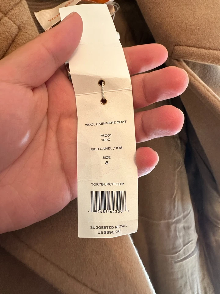 Abrigo de lana y cachemir Tory Burch Foto 3 de 4