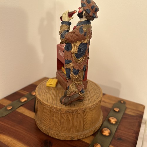 1994 LIMITED EDITION COCA-COLA BRAND MUSICAL FIGURINE FEATURING EMMETT KELLY - Picture 5 of 10