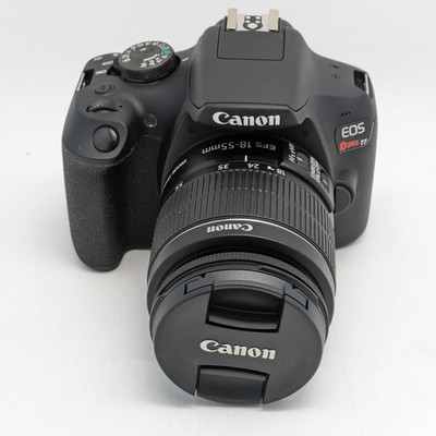 Canon EOS Rebel T7 DSLR Camera in Black (DS126741) w/ Canon EFS 18-55mm Lens