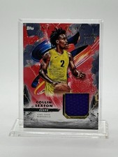 2025 Topps Inception Gold Embossed Relic Patch ~ NBA Collin Sexton AUTO #'d /75