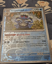Seismitoad Reverse Holo 052/197 - Obsidian Flames Pokemon