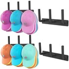 Hat Rack 2 Packs, Removable Long Row Hat Racks for Baseball Caps Wall, Holds ...
