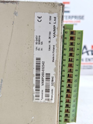 Unidad de monitoreo de potencia SCHNEIDER ELECTRIC VAMP 210 VAMP210-037645 40-265VAC/DC - Imagen 8 de 11