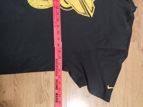 Kobe Bryant Nike Mamba Sheath Logo T Shirt Men's 3XL Black Short Sleeve Distress - Picture 5 of 12